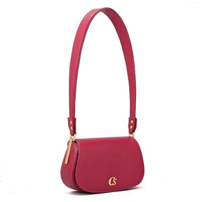 Bolsa De Ombro Saddle Bag Rosa Fúcsia