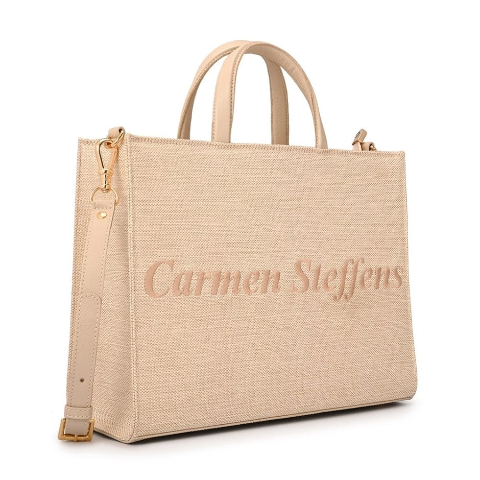 Bolsa Tote Avelã Bordada Carmen Steffens