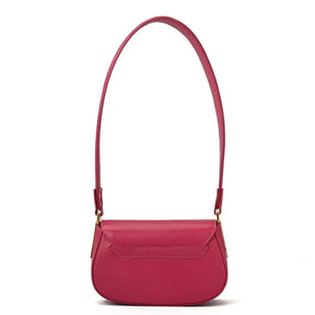 Bolsa De Ombro Saddle Bag Rosa Fúcsia