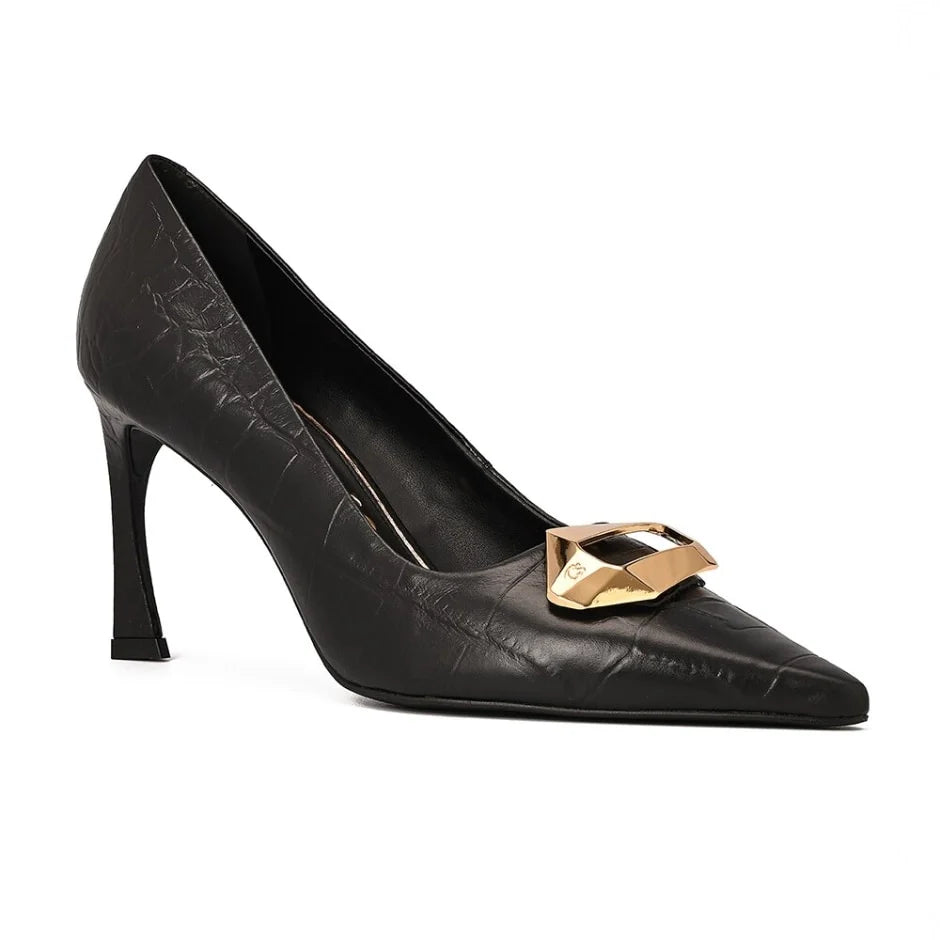 Scarpin Organic Elegance Preto